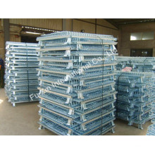 Warehouse Storage Equipment Stacking Zinc Plated Lowes Wire Roll Cage